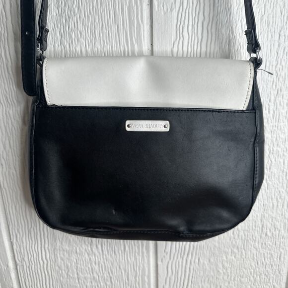 Disney Parks Vera Bradley Lazer Cut Mickey Mouse Icon Crossbody Bag Black +White - Picture 8 of 16